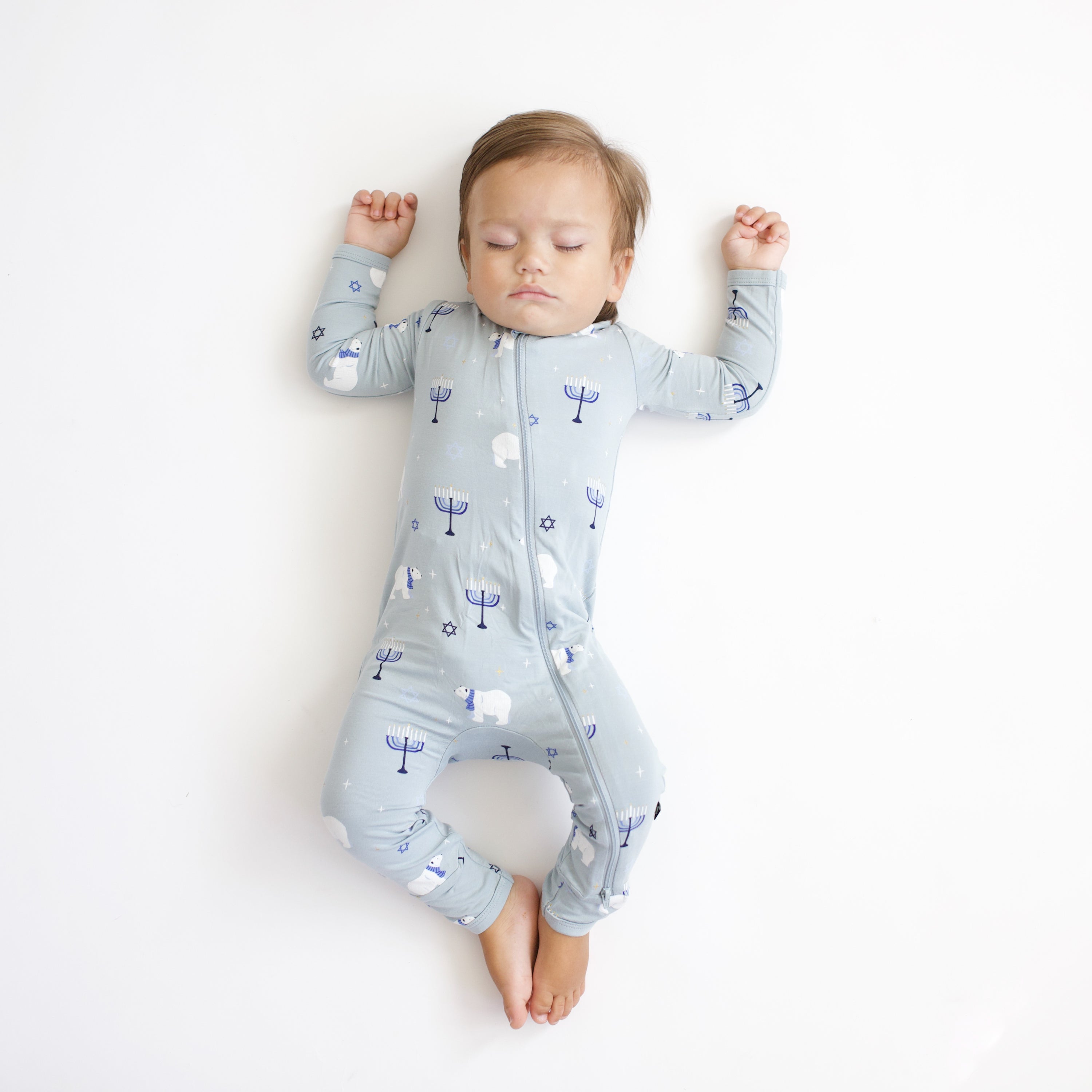 Zippered Romper in Polar Lights - Image 3