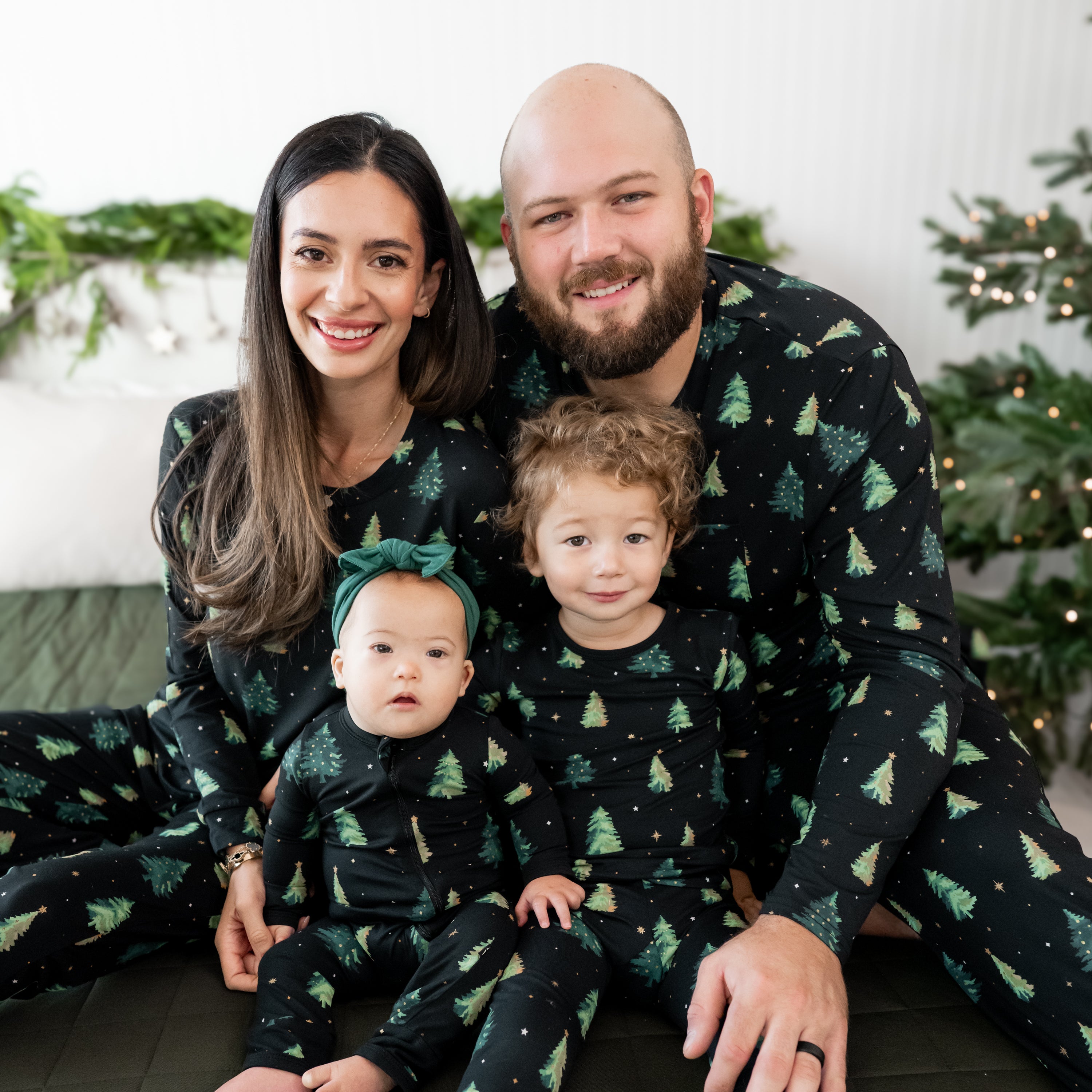 Long Sleeve Pajamas in Twinkle Tree - Image 4