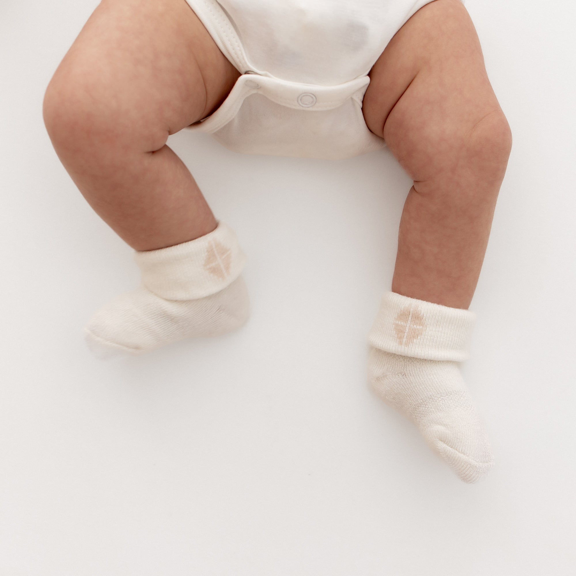 Baby 3-Pack Socks in Cloud - Image 4