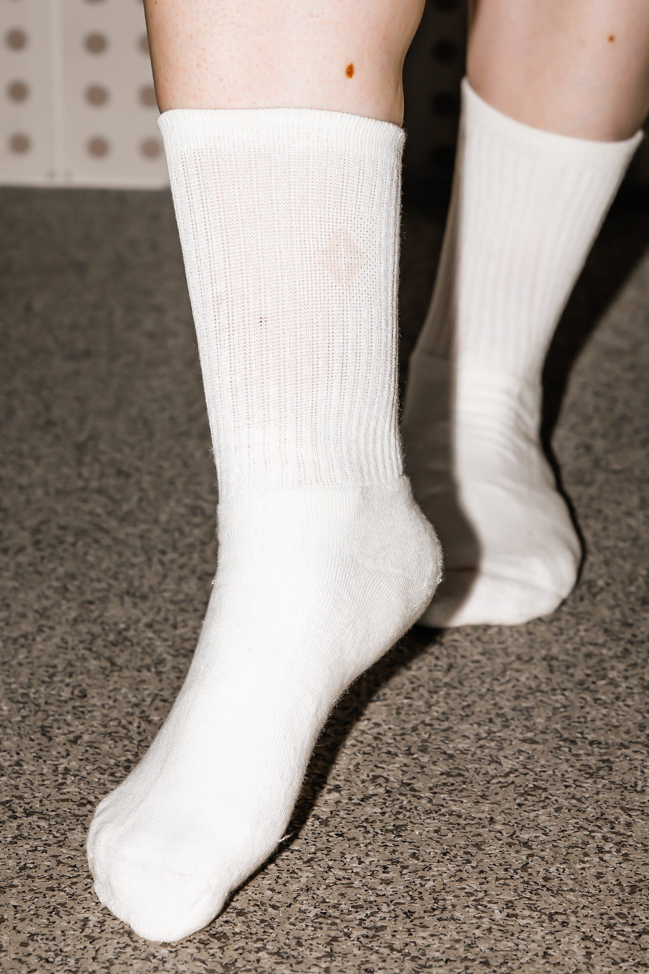 Adult Crew Socks in Cloud - Image 4